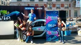 Fun radio en la Puerta del Sol de Madrid con Decathlon y Kipsta