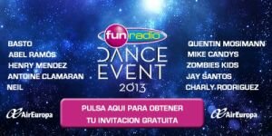 Descárgate tu invitación para FUN RADIO DANCE EVENT en tu smartphone con la URL adjunta!!